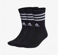 Medias adidas Negra Corta Pack x3
