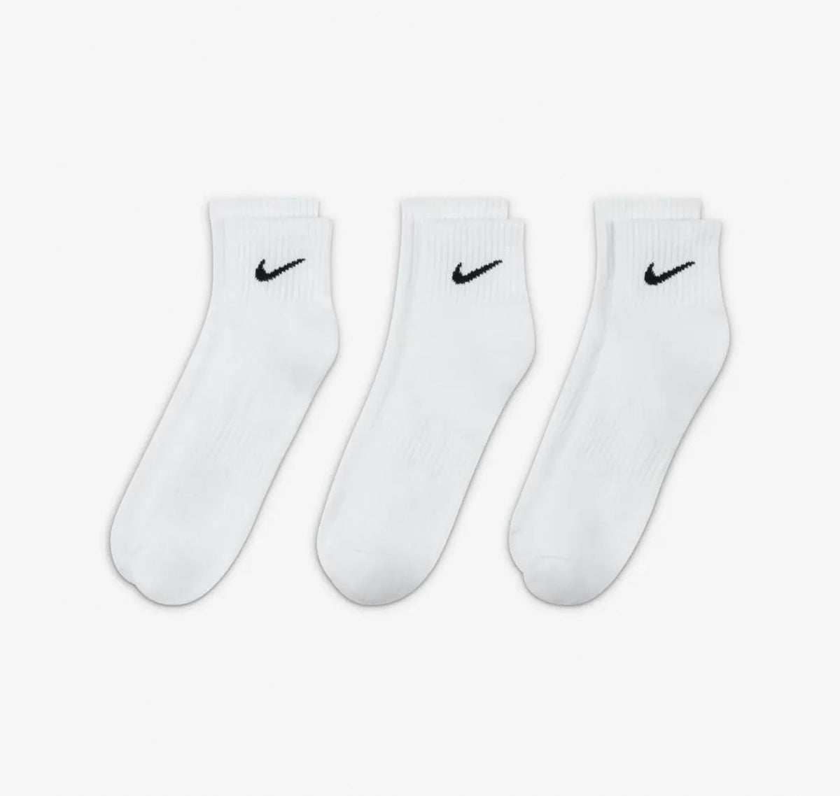 Medias Nike Blanca Corta Pack x3