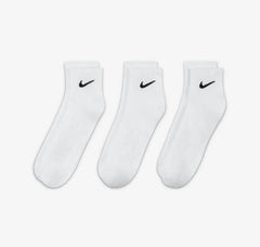 Medias Nike Blanca Corta Pack x3