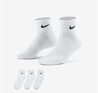 Medias Nike Blanca Corta Pack x3