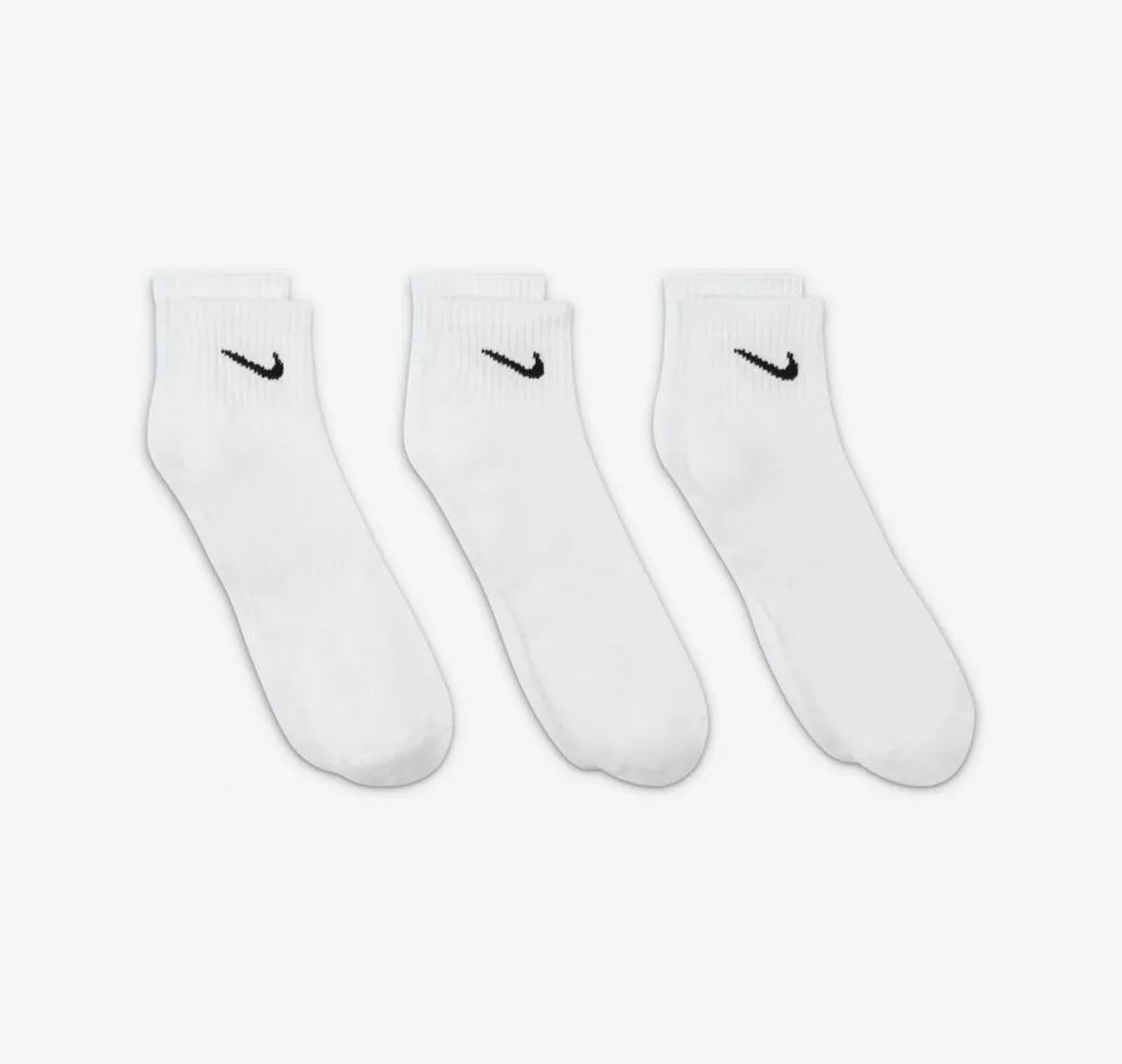 Medias Nike Blanca Corta Pack x3