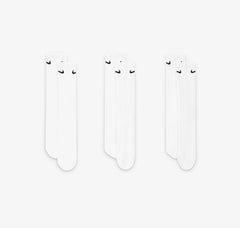 Medias Nike Blanca Larga Pack x3