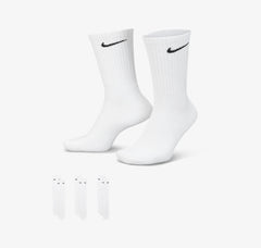 Medias Nike Blanca Larga Pack x3