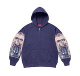 Supreme Michael Jackson® Dangerous Zip Up Hooded Sweatshirt Blue