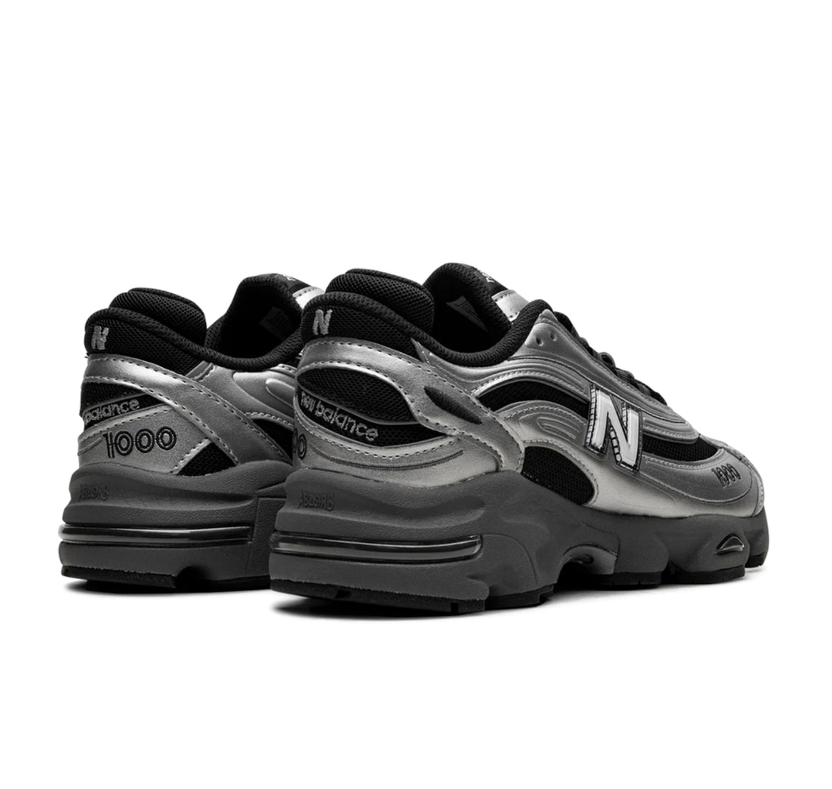 New Balance 1000 Black Silver Metallic