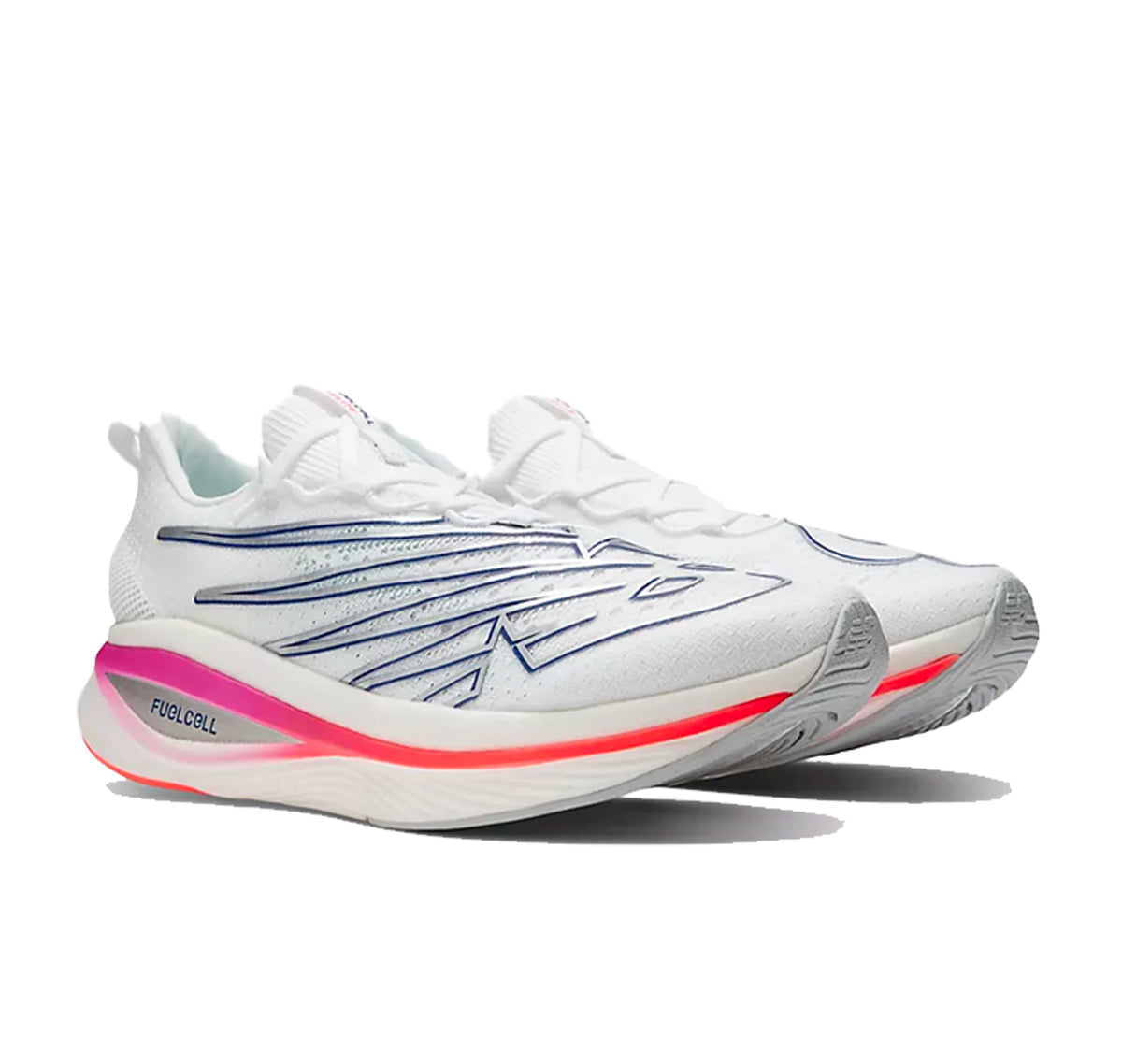 New Balance FuelCell SC Elite V3 White Victory Blue