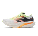 New Balance FuelCell SuperComp Elite v4 White Bleached Lime Glo Hot Mango