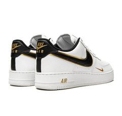 Nike Air Force 1 Low '07 LV8 "Double Swoosh White Metallic Gold"