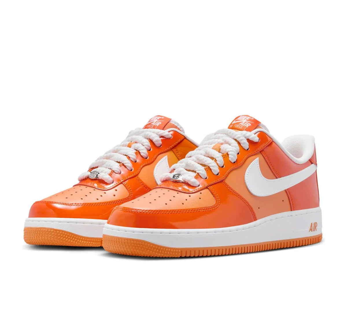 Nike Air Force 1 Low '07 "Orange White Patent"