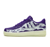 Nike Air Force 1 Low '07 Purple Skeleton Halloween