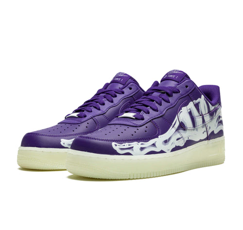 Nike Air Force 1 Low '07 Purple Skeleton Halloween