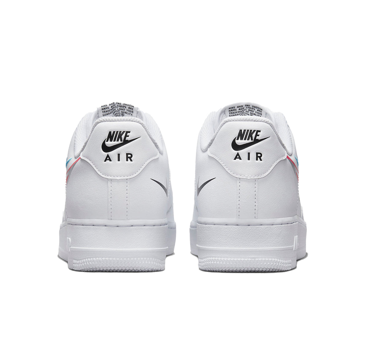 Nike Air Force 1 Low '07 Quadruple Swoosh White Navy Crimson