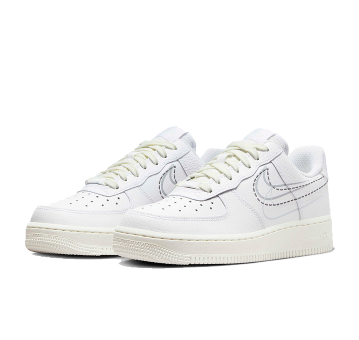 Nike Air Force 1 Low Double Swoosh White Cream