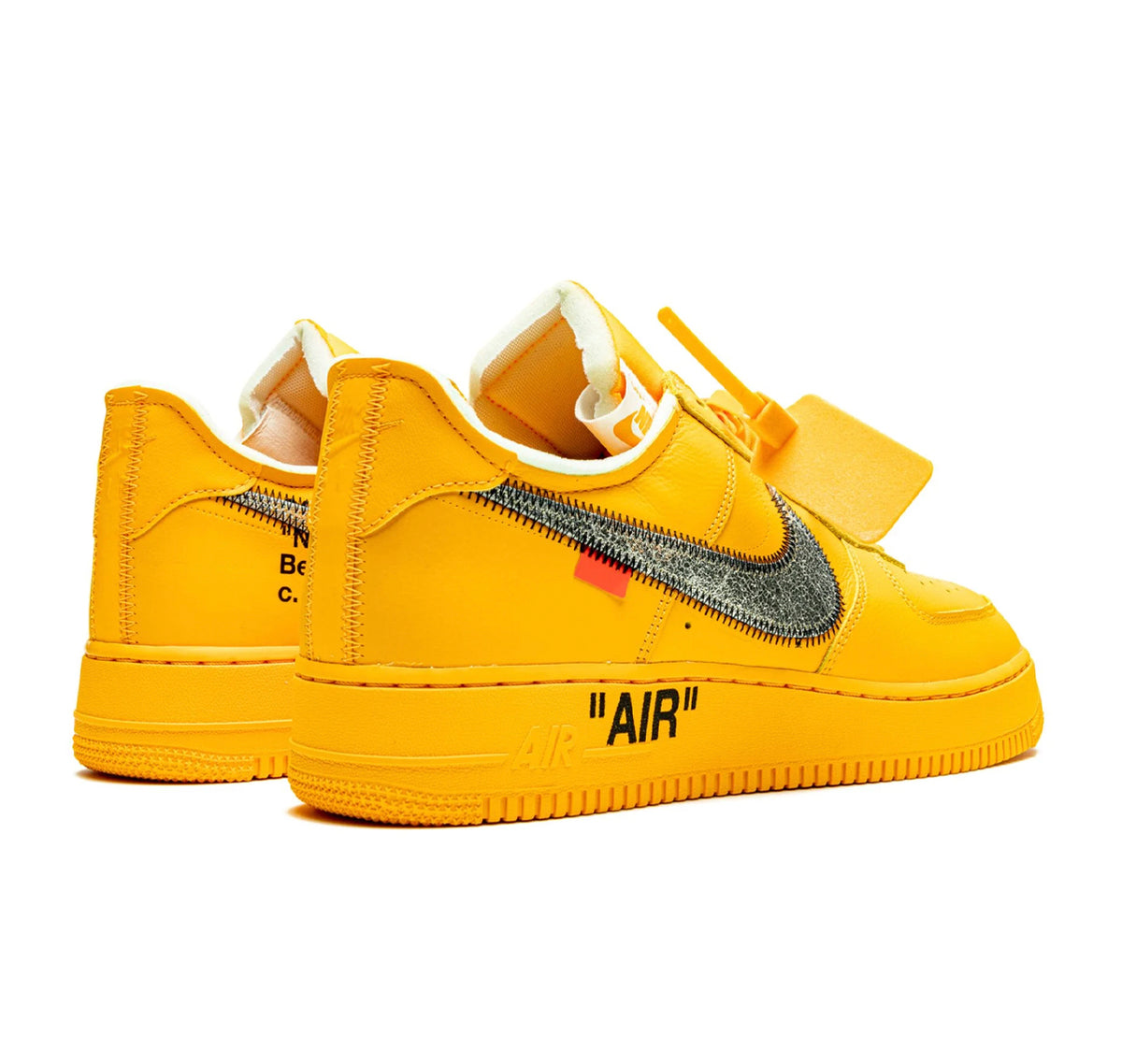 Nike Air Force 1 Low Off-White University Gold Metallic Silver