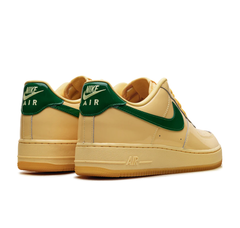 Nike Air Force 1 Low "Patent Leather Topaz Gold Pine Green"