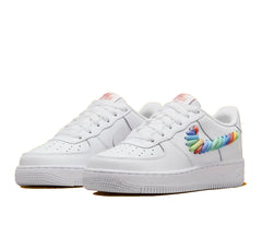 Nike Air Force 1 Low "White Rainbow Lace Swoosh"