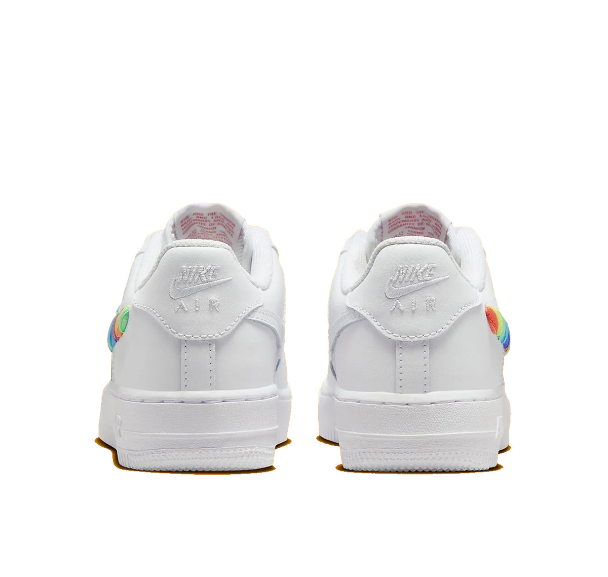 Nike Air Force 1 Low "White Rainbow Lace Swoosh"