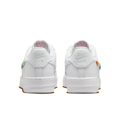 Nike Air Force 1 Low "White Rainbow Lace Swoosh"