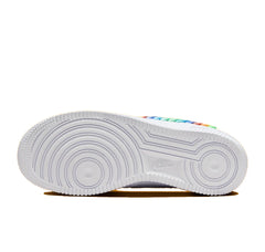 Nike Air Force 1 Low "White Rainbow Lace Swoosh"