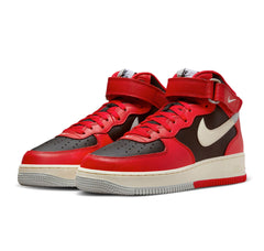 Nike Air Force 1 Mid LV8 "Split Black Red"