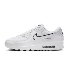 Nike Air Max 90 White Black Outlined Swoosh