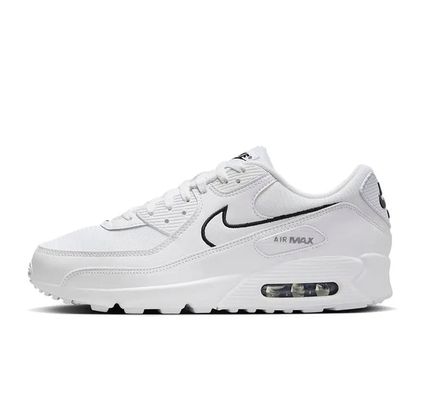 Nike Air Max 90 White Black Outlined Swoosh