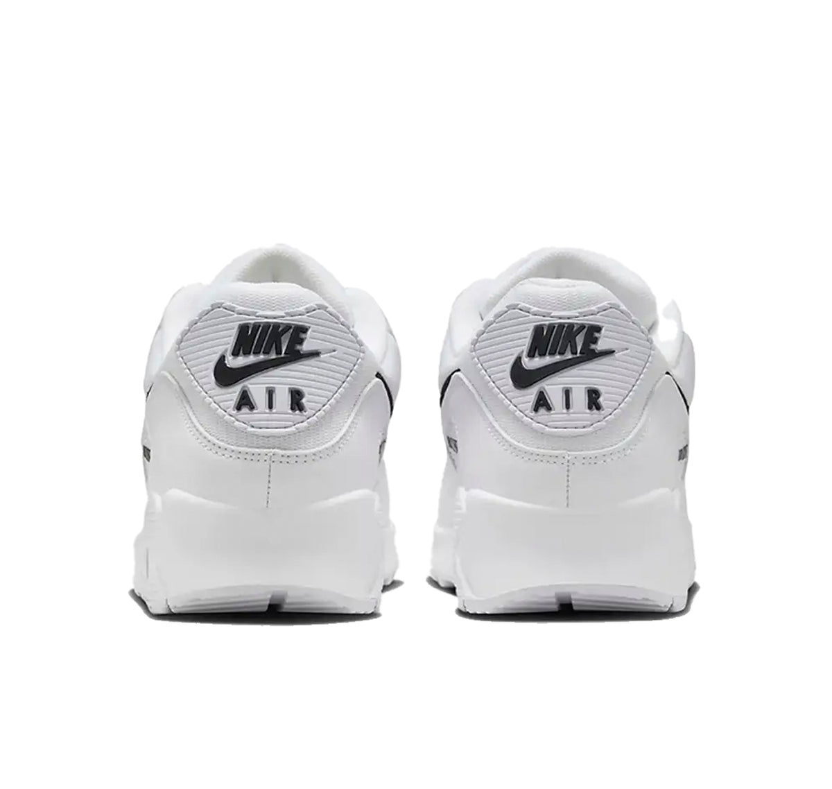 Nike Air Max 90 White Black Outlined Swoosh