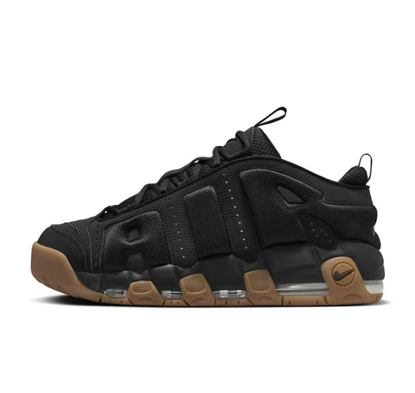 Nike Air More Uptempo Low Black Gum