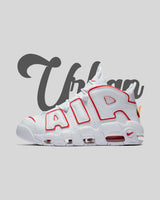 Nike Air More Uptempo White Varsity Red Outline