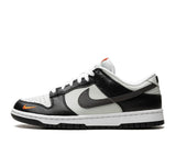 Nike Dunk Low "Black Total Orange Mini Swoosh"