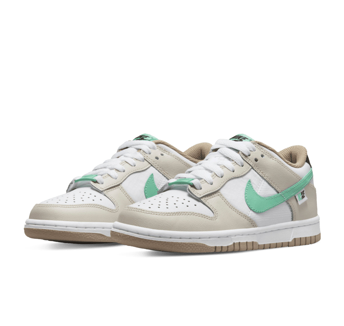 Nike Dunk Low Split Seam White Tan Mint