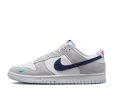 Nike Dunk Low "White Grey Navy Aqua Mini Swoosh"