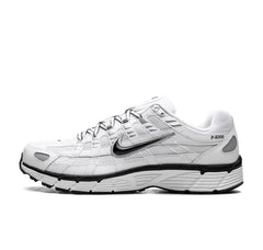 Nike P-6000 White Metallic Silver Black