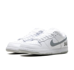 Nike SB Dunk Low "Supreme 94 White Metallic Silver"