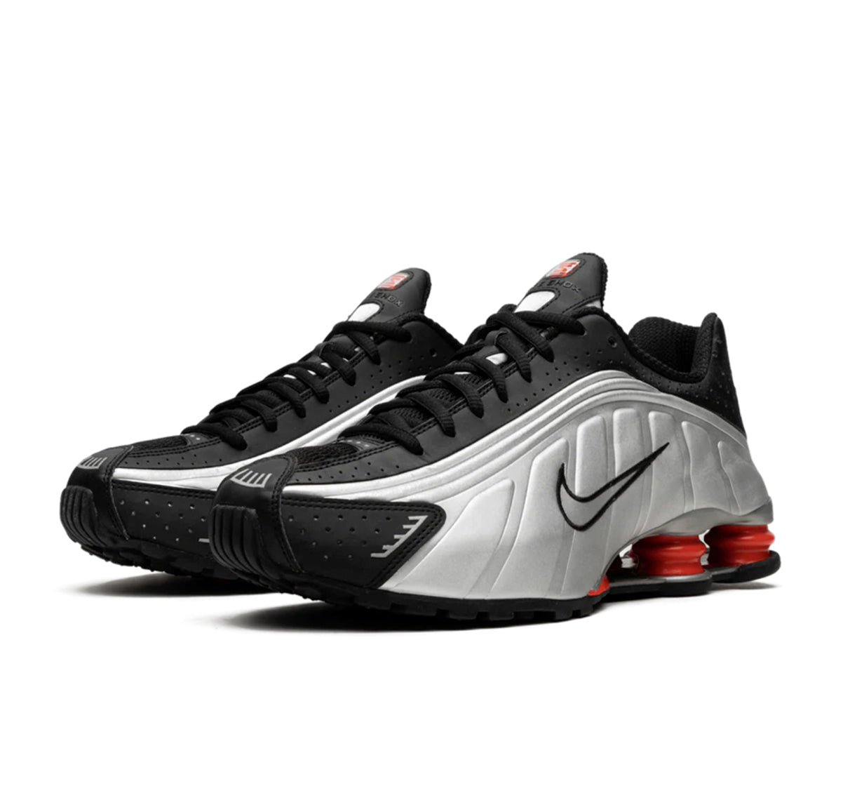 Nike Shox R4 Black Metallic Silver