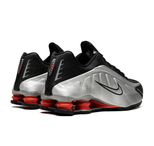 Nike Shox R4 Black Metallic Silver