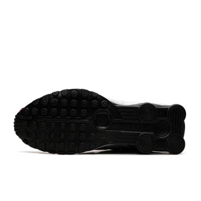 Nike Shox "R4 Metallic Silver Black Crimson"