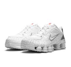 Nike Shox TL White Metallic Silver Max Orange