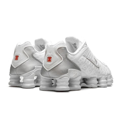 Nike Shox TL White Metallic Silver Max Orange