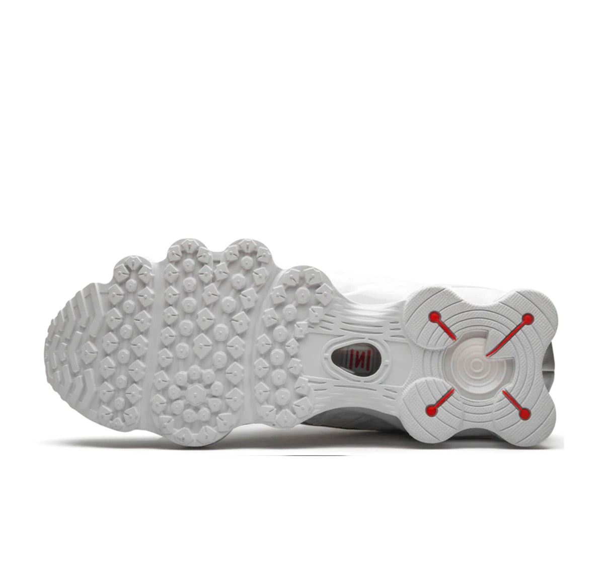 Nike Shox TL White Metallic Silver Max Orange