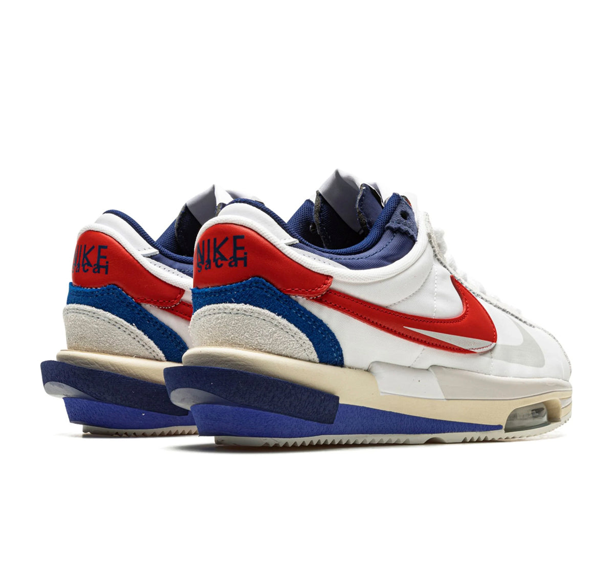 Nike Zoom Cortez Sacai "White University Red Blue"