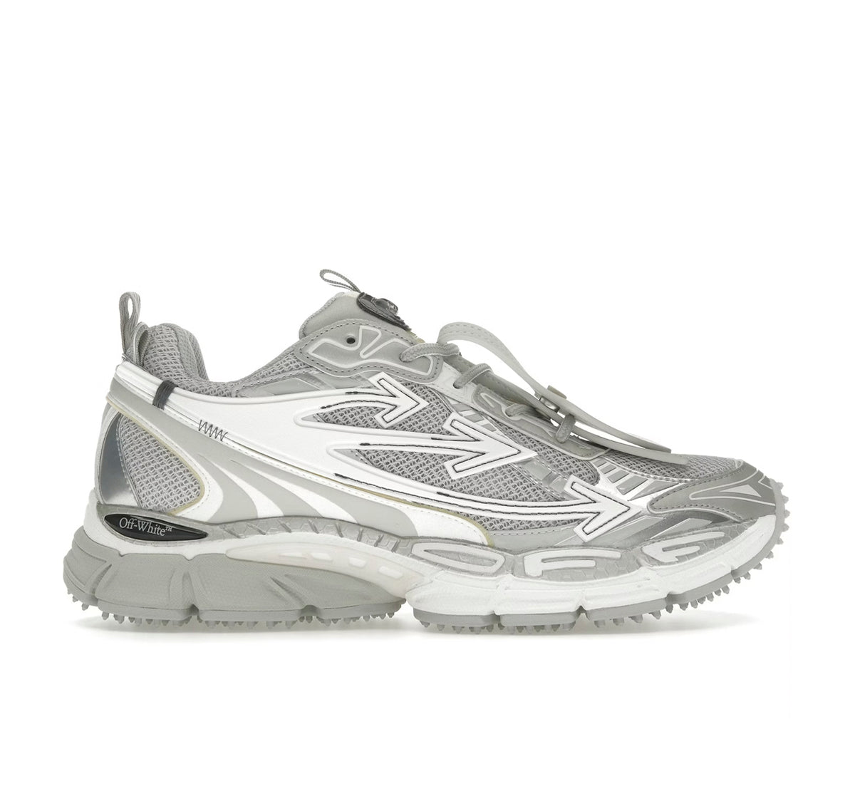 OFF-WHITE Be Right Back Gray Silver