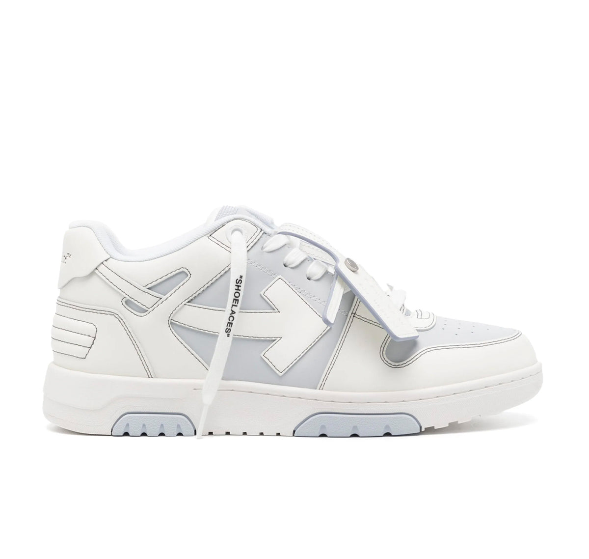 OFF-WHITE Out Of Office Low Tops White Gray