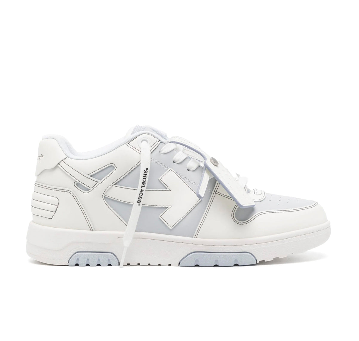OFF-WHITE Out Of Office Low Tops White Gray