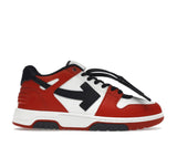 OFF-WHITE Out Of Office OOO Low Tops Black White Red