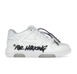 OFF-WHITE Out Of Office OOO Low Tops For Walking White Black