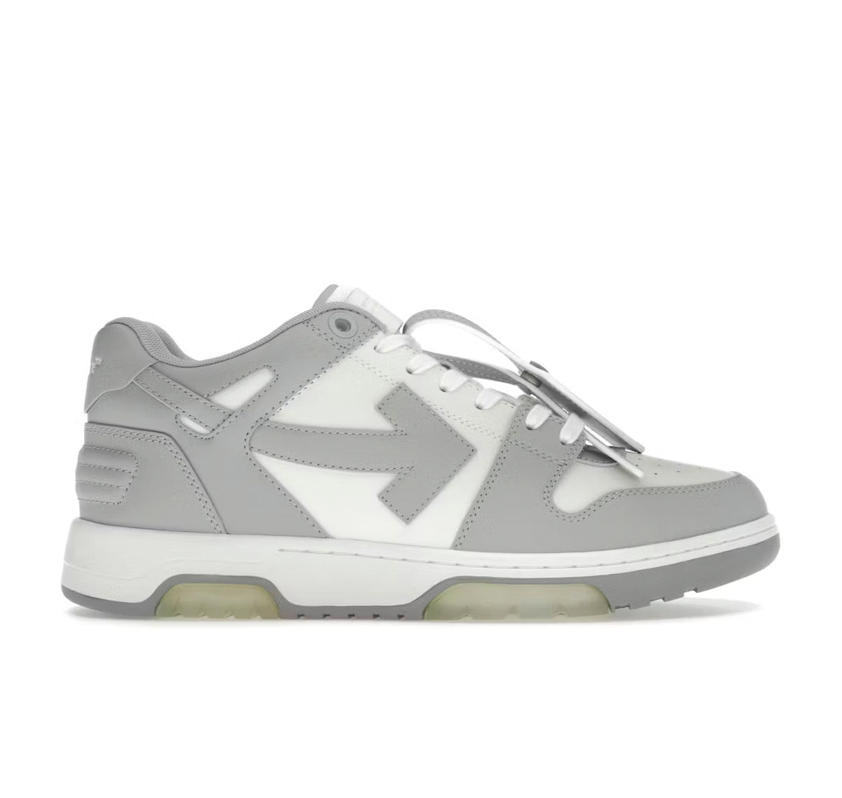 OFF-WHITE Out Of Office OOO Low Tops Grey White
