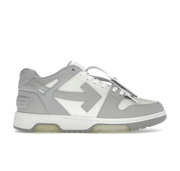 OFF-WHITE Out Of Office OOO Low Tops Grey White