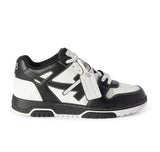 OFF-WHITE Out Of Office OOO Low Tops Logic Logo Black White