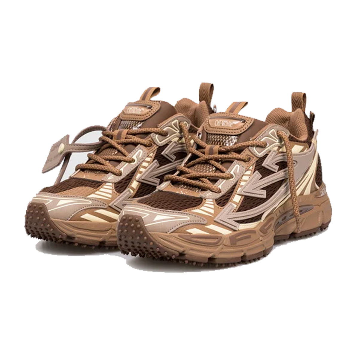 OFF-WHITE Be Right Back "Dark Brown Cream"